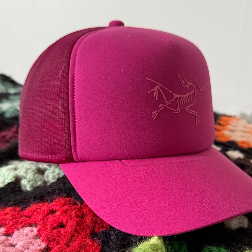 Fuschia Arc’teryx Trucker Hat